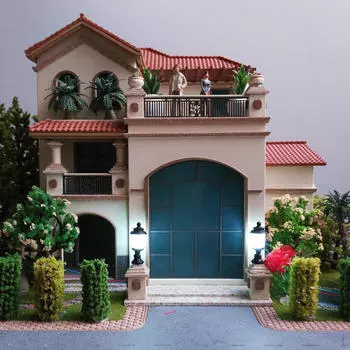 10 шт. 1: 100 мини DIY моделирование уличных фонарей фонарного столба светодиодные фонари освещения