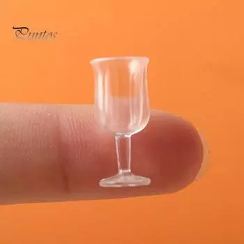 10 шт. 1:12 чашек для кукольного домика, реалистичный вид, сделай сам, мини-кубок для вина, модель кубка, игрушка для ролевых игр, реквизит для фотосъемки 10 pcs