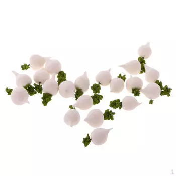 10 шт. 1:12-масштабная миниатюрная редиска для кукольного домика с овощами и овощами