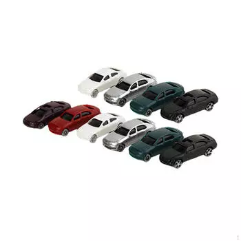 10 шт. 1:150 N Масштаб Модель Машины Диорамы Железнодорожный Украшение Стола Микро Пейзаж Мини