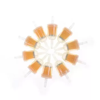 10 шт. 1/4 6 мм/8 мм встроенный газовый топливный фильтр для газонокосилки с небольшим двигателем