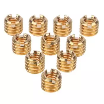 10 шт. 1/4 дюйма в 3/8 дюйма конвертер винт стандартный адаптер редуктор втулка конвертер для Dslr камеры видеокамера штатив монопод