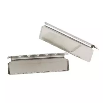 10 шт. 1,5-дюймовый металлический наконечник пряжки ремня для хлопчатобумажной тесьмы бирка сумка брелок цепи