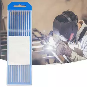 10 шт. 1,6-3,2 мм вольфрамовые электроды, износостойкие аксессуары для стабильной работы, различные вольфрамовые электроды с лантанированным напылением и золотым наконечником 3.2mm