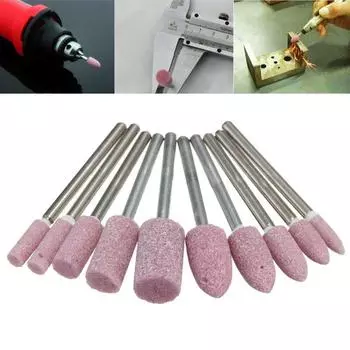 10 шт. 1/8 мини-хвостовик абразивный шлифовальный круг для камня, вращающиеся инструменты