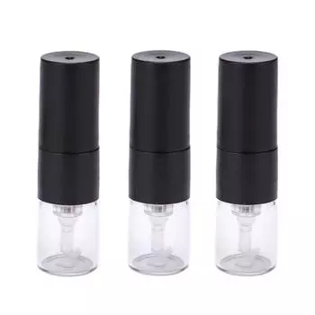 10 шт. 1 мл стеклянная бутылка для духов, ультратонкий спрей, высококачественная пустая бутылка, распылитель для духов, косметический контейнер 1ml