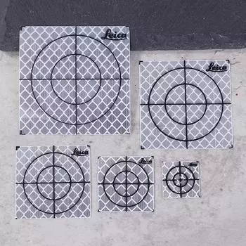 10 шт. 20 30 40 50 60 мм отражательный лист для тахеометра для географии обследования тахеометра белый целевой лист светоотражающая наклейка