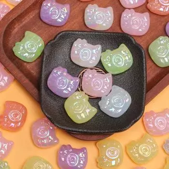 10 шт. 20,8*24 мм цветные акриловые бусины в форме УФ-камеры, россыпью, аксессуары для украшений своими руками, модные материалы ручной работы оранжевый