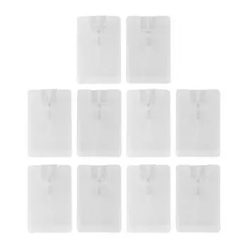 10 шт. 20 мл флаконы для духов в картонной коробке, флакон-распылитель для мелкодисперсного тумана, пустой плоский распылитель