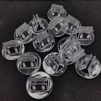 10 шт., 20 мм, подставка для пластиковых карт, уникальные прозрачные фиксированные реквизиты для бумажных карточек для настольных игр