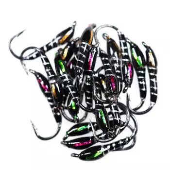 10 шт. 20 шт. 50 шт. # 14 крючок зуммер муха нимфа мошка для форели нахлыстом приманки для рыбалки