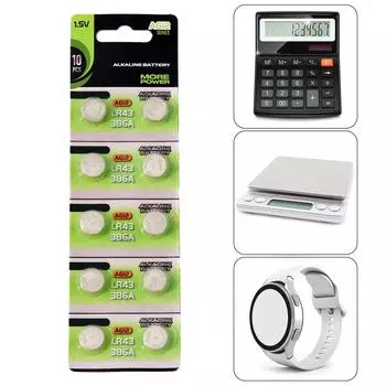 10 шт/20 шт AG12 LR43 1.55V щелочные батарейки таблеточного типа для часов и игрушек надежная работа A