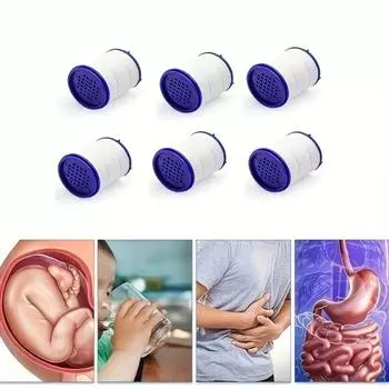 10 шт/20 шт сменные картриджи для фильтров для воды для кранов, системы фильтрации душевой головки, универсальные элементы очистителя для крана для раковины 10pcs