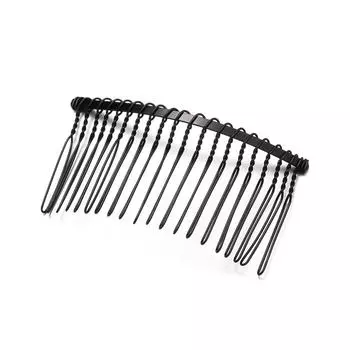 10 шт. 20 зубцов заколки-гребни для волос металлическая проволока скрученная для DIY свадебная фата гребни декоративные аксессуары инструмент женщины девушки 20 Teeth
