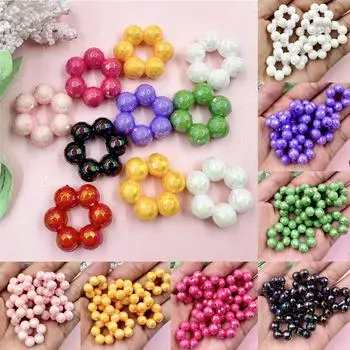 10 шт. 21,7*8,2 мм свободные бусины из акрила «сделай сам», ожерелья, ювелирные изделия, круглые браслеты разноцветный