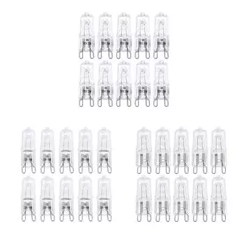 10 шт. 220 В лампа накаливания G9 теплый белый цвет качество замена светодиодной лампы холодильники 40W