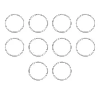 10 шт. 22 мм держатель для ключей из нержавеющей стали разъемные кольца брелок брелок аксессуары