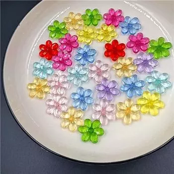 10 шт., 23 мм, разноцветные акриловые бусины в форме солнечного цветка, свободные бусины для изготовления ювелирных изделий, браслет, ожерелье, аксессуары фиолетовый