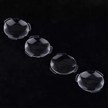 10 шт. 25*45 мм двояковыпуклые ультра прозрачные линзы для очков виртуальной реальности Google Cardboard 3D Vr толщиной 2-5 мм