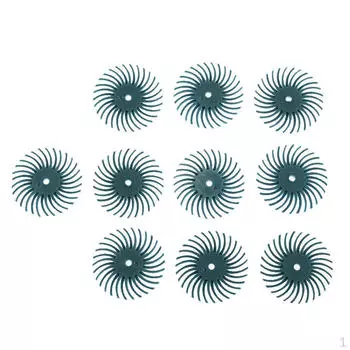 10 шт., 25 мм, абразивная щетка, круг, размер зерна 80/120/220/320/400/600/1000/2500, грубая Grain size 400