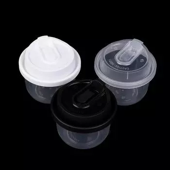 10 шт. 260 мл прозрачная кофейная чашка утолщенная полипропиленовая инъекционная портативная U-образная одноразовая 90 калибра питьевая бутылка для питья белый