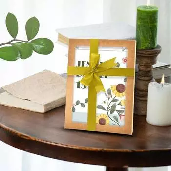 10 шт., 2,54*13,69*18,69 см, упаковочные коробки из крафт-бумаги со звездами для пленки/фоторамки, складные прозрачные бумажные коробки для хранения поздравительных открыток, 10pcs