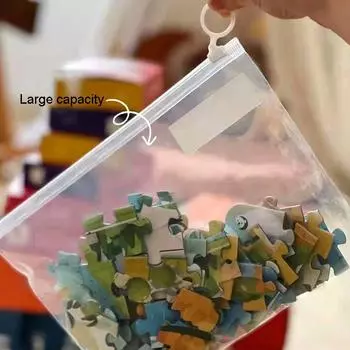 10 шт/30 шт/50 шт практичные прозрачные канцелярские сумки для хранения дорожные застежки-молнии сортировка всякой всячины 10