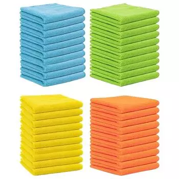 10 шт. 30x30 см Высококачественные полотенца из микрофибры для уборки Безворсовые салфетки из микрофибры с высокой впитывающей способностью