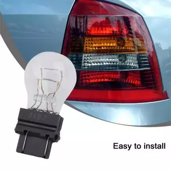 10 шт. 3157 Лампочки стоп-сигнала 3057 3155 3357 3547 4157 Внешняя лампа указателя поворота Галогеновая лампа Стоп-сигнал Янтарный Белый Задний Фонарь белый