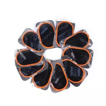 10 шт. 32*50 мм велосипедный ремонтный комплект для ремонта плоских резиновых шин, комплект для ремонта шин чёрный