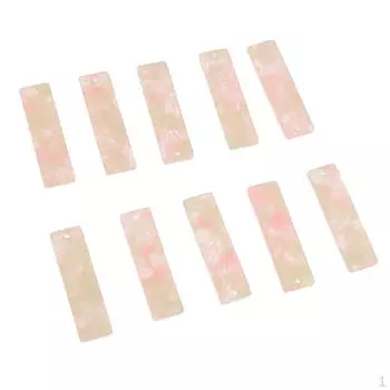10 шт. 35x10 мм прямоугольные подвески-шармы своими руками для аксессуаров для рукоделия Pink