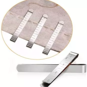 10 шт. 3-дюймовые зажимы для подшивания из нержавеющей стали, измерительная линейка, швейные зажимы для закрепления и маркировки, швейные принадлежности