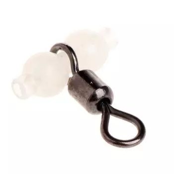 10 шт. 3-х канальный светящийся рыболовный вертлюжок-соединитель для морской снасти-крючка S