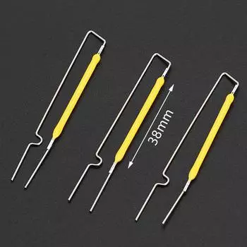 10 шт. 3 В светодиодные лампы накаливания, детали лампы, керамическая проволока накаливания для точечной сварки 57mm