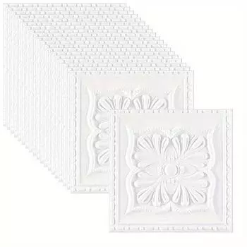 10 шт. 3D-цветочная резьба толщиной 0,2 дюйма. Самоклеящиеся наклейки для предотвращения столкновений. Водонепроницаемые и влагостойкие. Легко чистить и легко резать. 10pcs