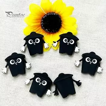 10 шт. 3D силиконовые бусины огурцы животные бусины силиконовые фокусные бусины оптом DIY принадлежности для изготовления ручек из бисера брелоков E