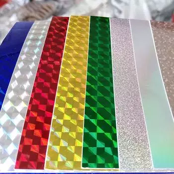 10 шт. 3D стереоскопическая радужная лазерная наклейка рыболовная приманка DIY материал аксессуар 5