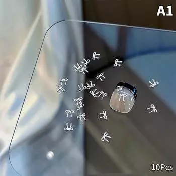 10 шт. 3D украшения для ногтей бантики маникюр красота подвески советы ювелирные изделия
