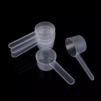 10 шт. 40 мл 20 г плоскодонная градуированная мерная ложка со шкалой прозрачная пластиковая кухонная мерная ложка для выпечки столовая посуда