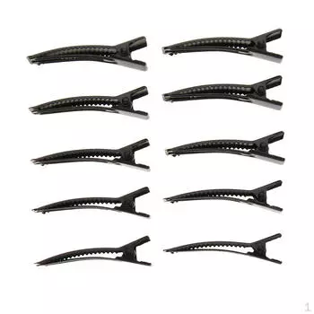 10 шт., 4,5 см, металлические зубцы, заколка для волос из кожи аллигатора, заколка, банты, сделай сам