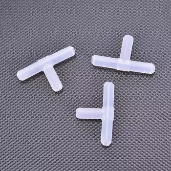 10 шт. 4 мм пластиковые Т 3-ходовые соединители для трубок воздушного насоса для аквариума
