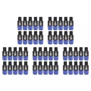 10 шт. 4-полюсный 4-контактный разъем NL4FC, омический штекер, аудиокабель, провод, штекер, адаптер