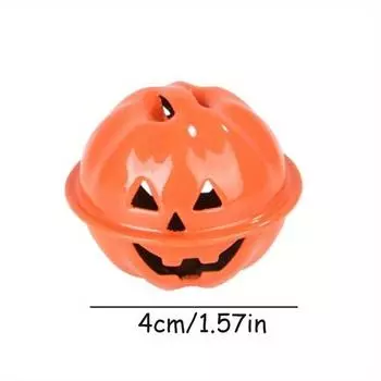 10 шт. 4 см колокольчики на Хэллоуин железные ужасные тыквенные колокольчики для украшения дома на Хэллоуин