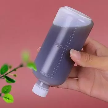 10 шт., 50 мл, прозрачные бутылки с крышкой, пластиковый пустой контейнер для лекарств для дома 50ML белый