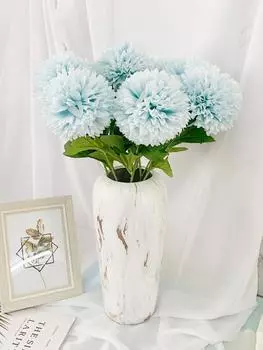 10 шт. 52 см искусственный шар хризантемы невесты один стебель хризантемы шелковые цветы свадебные букеты для дома вечеринка сад гостиная декор розовый