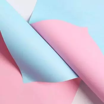 10 шт. 58*58 см Тишью бумага Упаковка букета Упаковка подарков Однотонная Упаковочная бумага для букета свежих цветов розовый