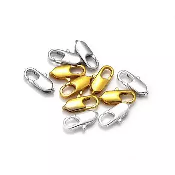 10 шт. 5*12 мм, высокое качество, пряжка-лобстер из сплава, квадратная пряжка, ожерелье, браслет, цепочка, сделай сам, изготовление ювелирных изделий