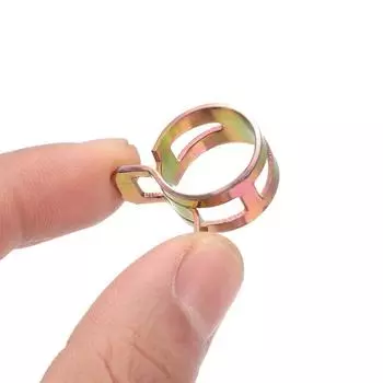 10 шт. 5-22 мм хомут для шланга пружинный зажим топливный шланг водопроводная труба воздушные трубки хомуты крепеж сварочный зажим стальная пряжка трубный обруч 6mm