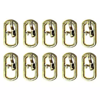 10 шт. 5,5 мм Мини Ультра-маленькие Tri-Glide Регулировочные пряжки для кукольных сумок Пряжки для кукол Пуговицы для обуви Одежда Аксессуары серебряный