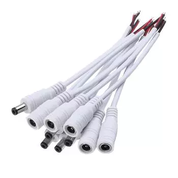 10 шт. 5,5x2,1 постоянного тока «папа/гнездо» кабельный разъем для светодиодной ленты(К) Делавэр